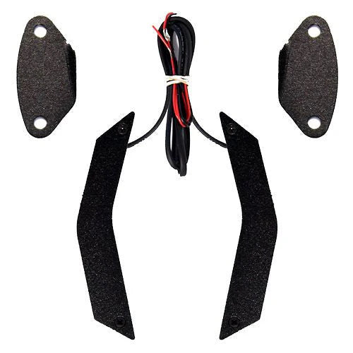 NRC Kawasaki ZX10R LED Turn Signals With Mirror Block Off Plates