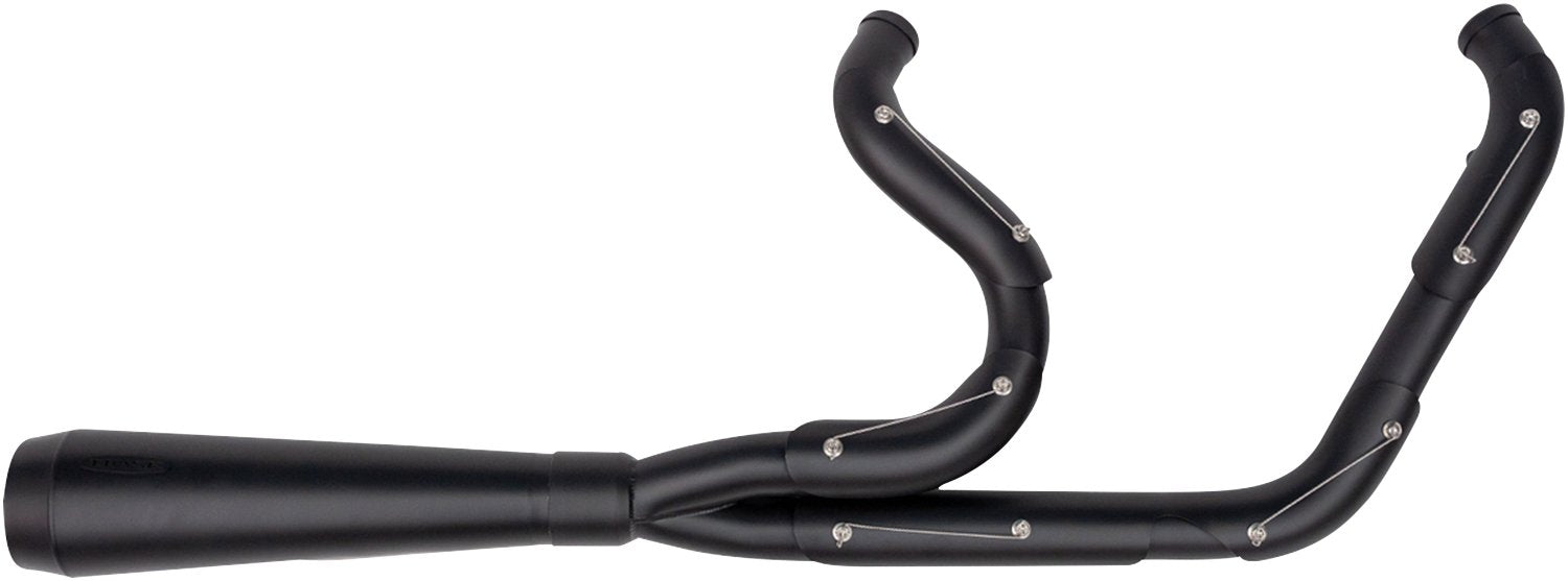Trask 2-Into-1 Assault Exhaust System - Black / Black
