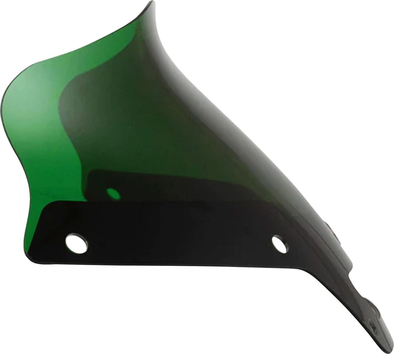 Klock Werks Kolor Flare® Windshield - 6" - Green - '22-'25 FXLRST