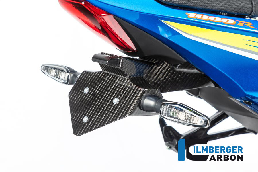 Ilmberger Carbon Number Plate Holder - Suzuki GSX R 1000 '17