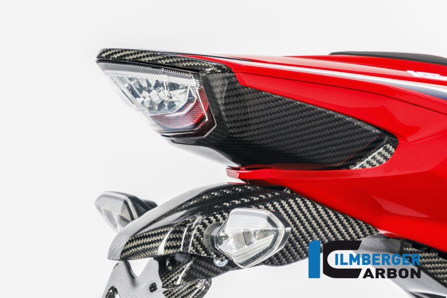 Ilmberger Carbon Rear Light Cover Under Side Carbon - Honda CBR 1000 RR '17