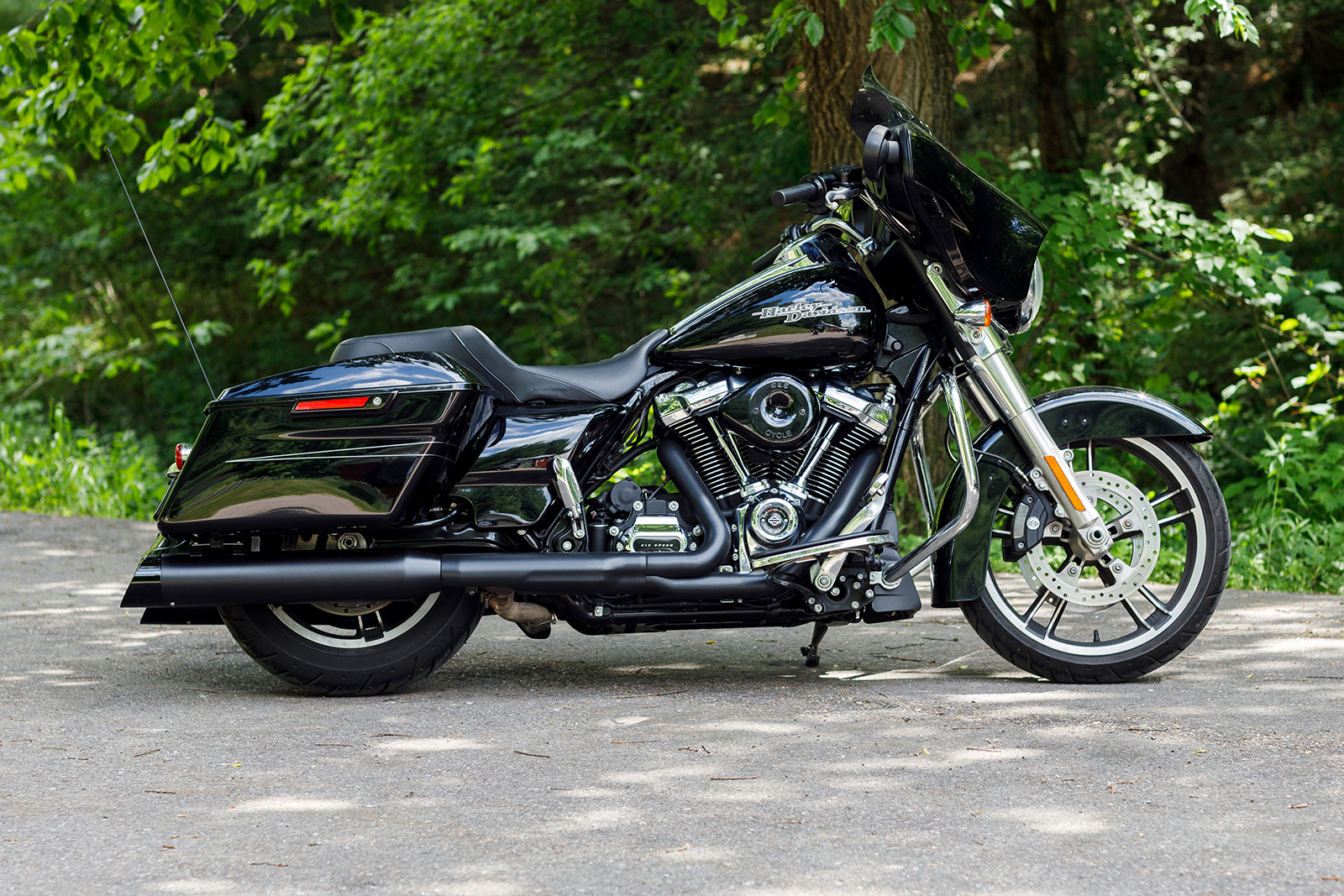 S&S Cycle 4-1/2" Black MK45 Cutlass Performance Mufflers