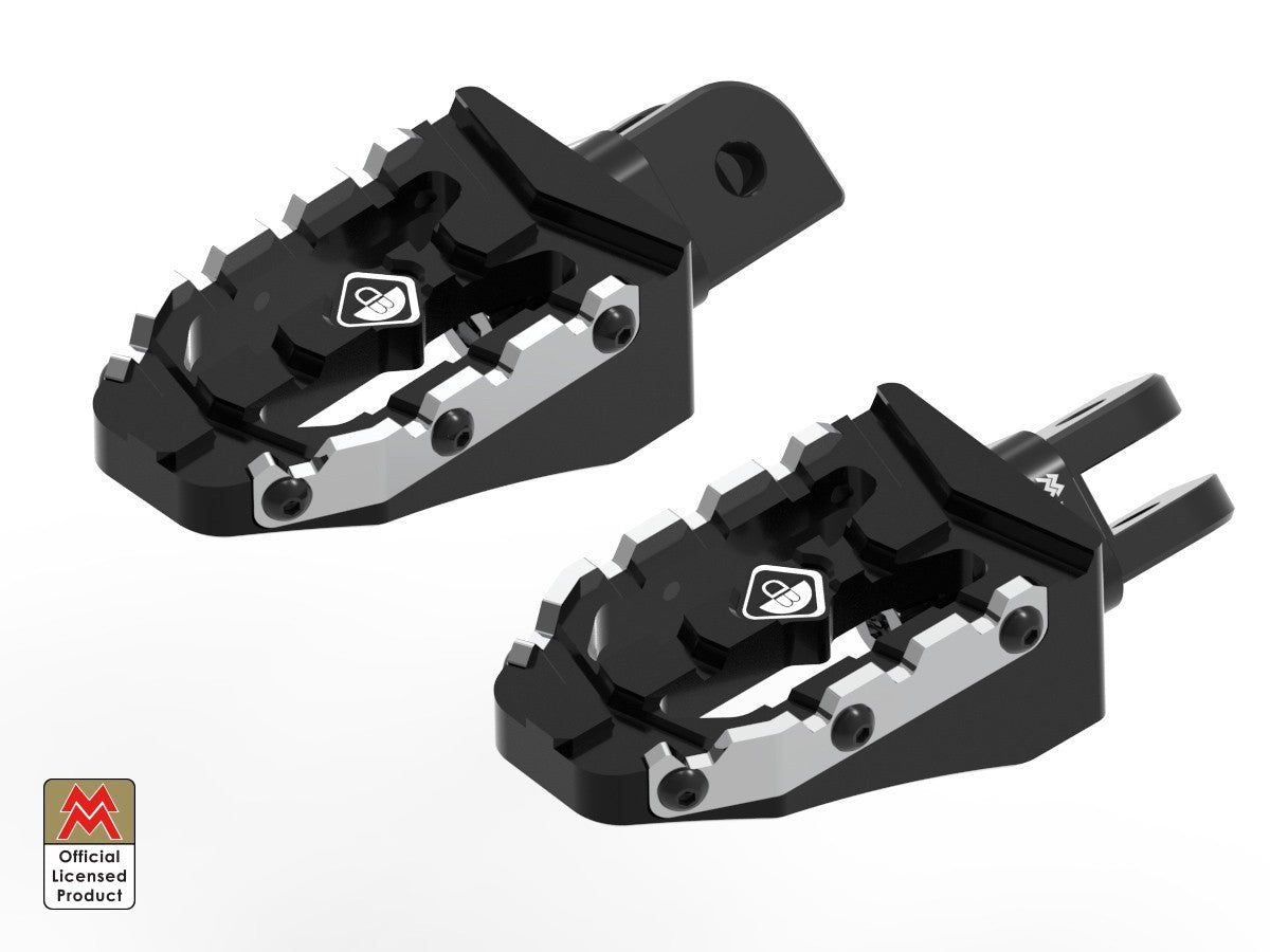 Ducabike DBK KPDM06 Moto Morini Off-Road Pilot Footpegs Kit - BLACK