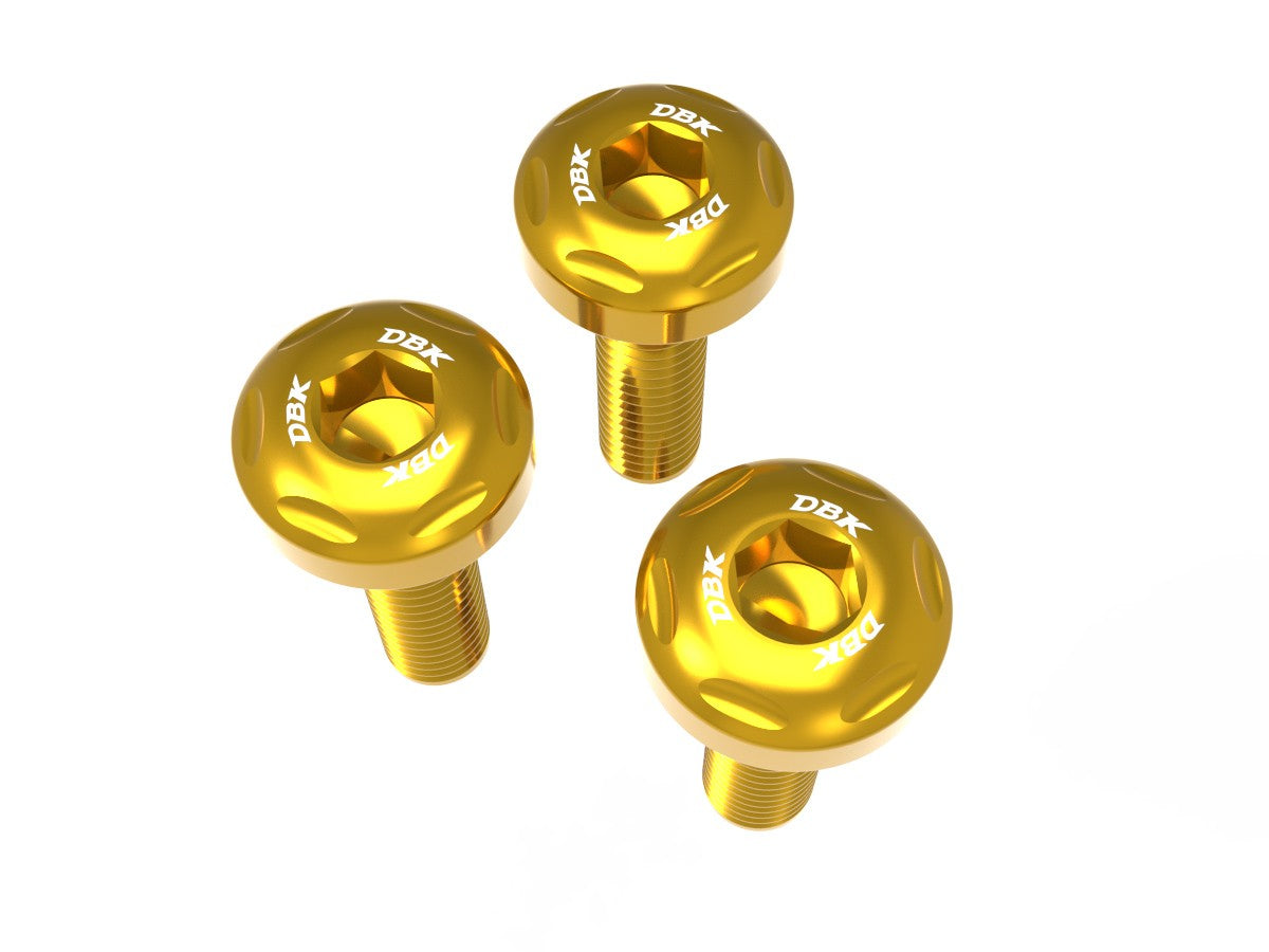 Ducabike DBK CNC Exhaust Cover Screw Kit Ducati Monster V2 2026 - Gold