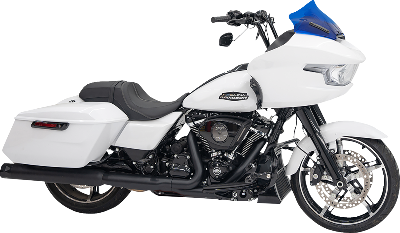 Klock Werks Kolor Flare® Windshield - 10" - Blue - '23-'25 FLTRX