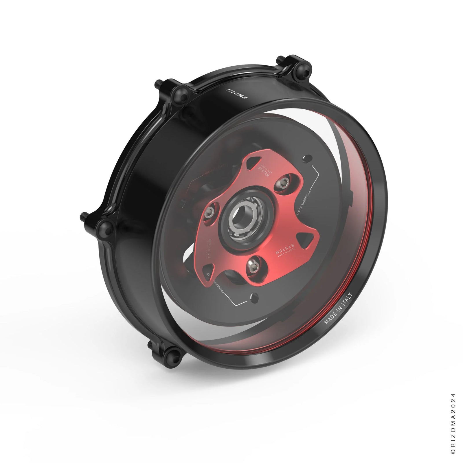 Rizoma Clear Clutch Cover Kit For Ducati Stretfighter V4 V4S