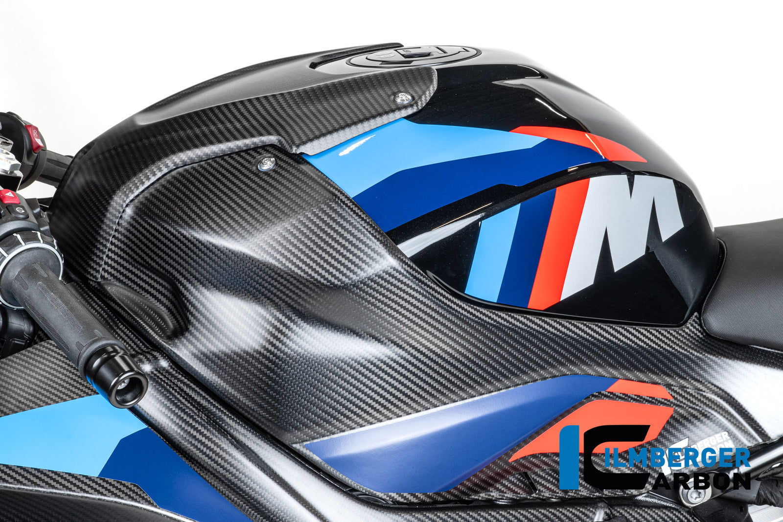 Ilmberger Carbon Tank Side Panel Full Version Left BMW M1000RR / S1000RR - Matte / Twill