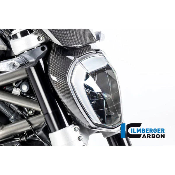 Ilmberger Carbon Fiber Headlight Cover For Ducati XDiavel / S