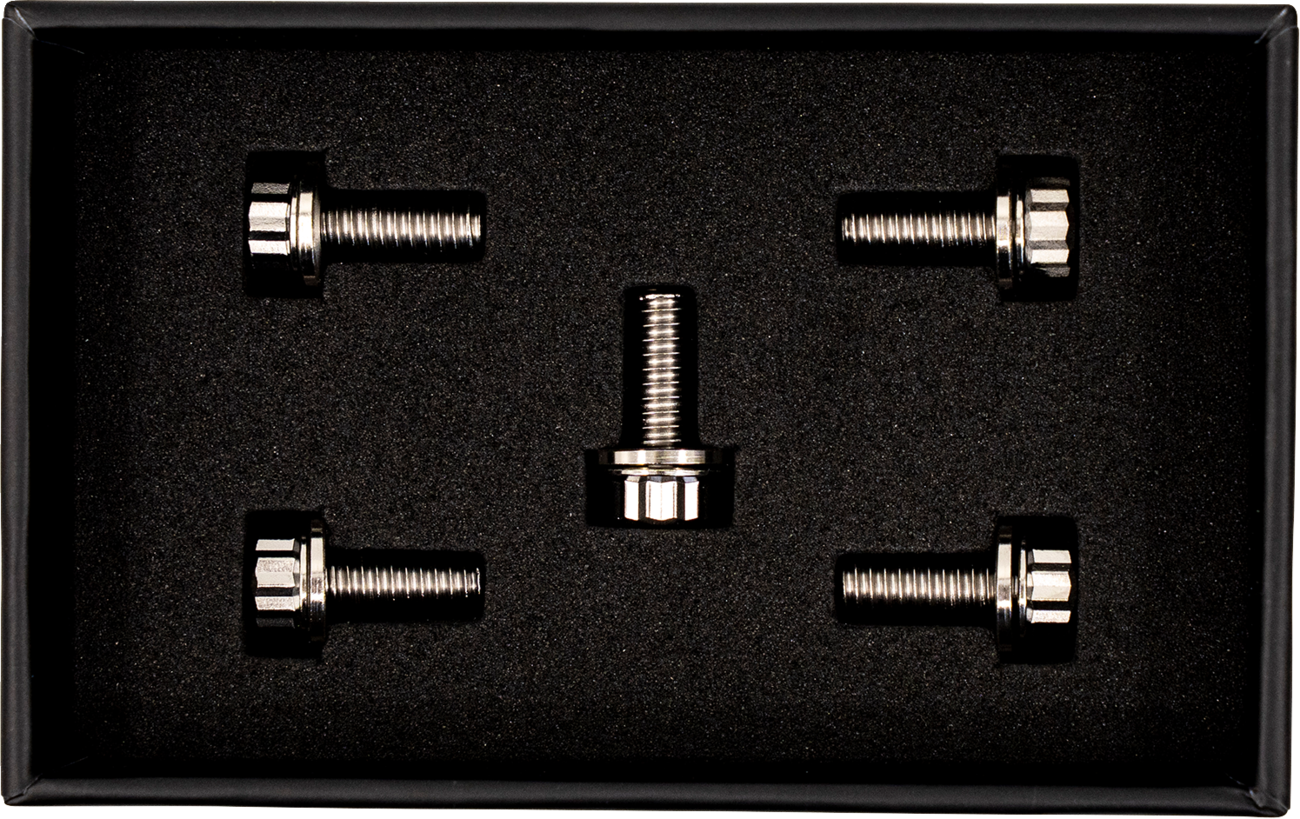 Trask Bitchin' Bolts Hardware Kit - Titanium - M8 - Derby Cover