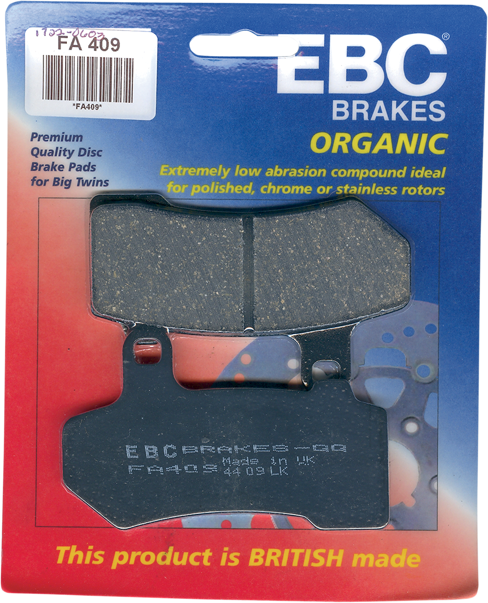 EBC Brakes Organic Brake Pads