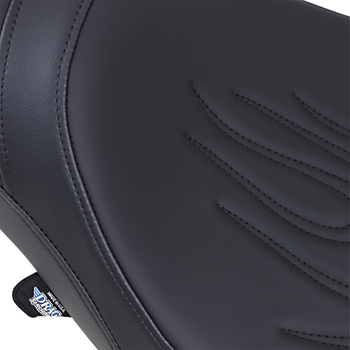 Drag Specialties Seats Predator Seat - Flame Stitched - Vegas
