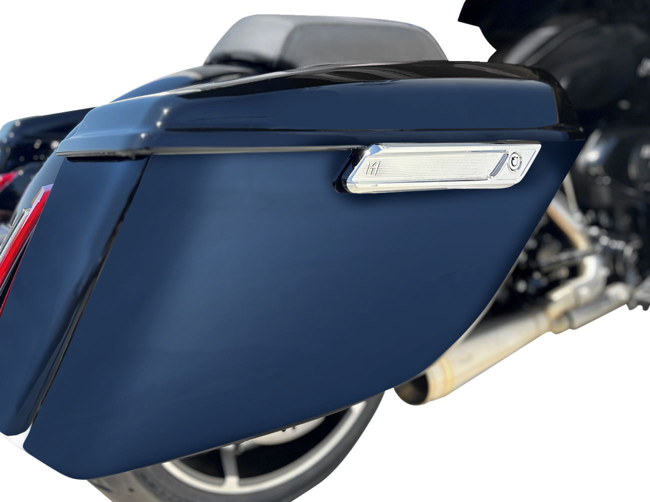 Kodlin USA Saddlebag Latch Covers - Chrome - FLHX/FLTRX '23-'24