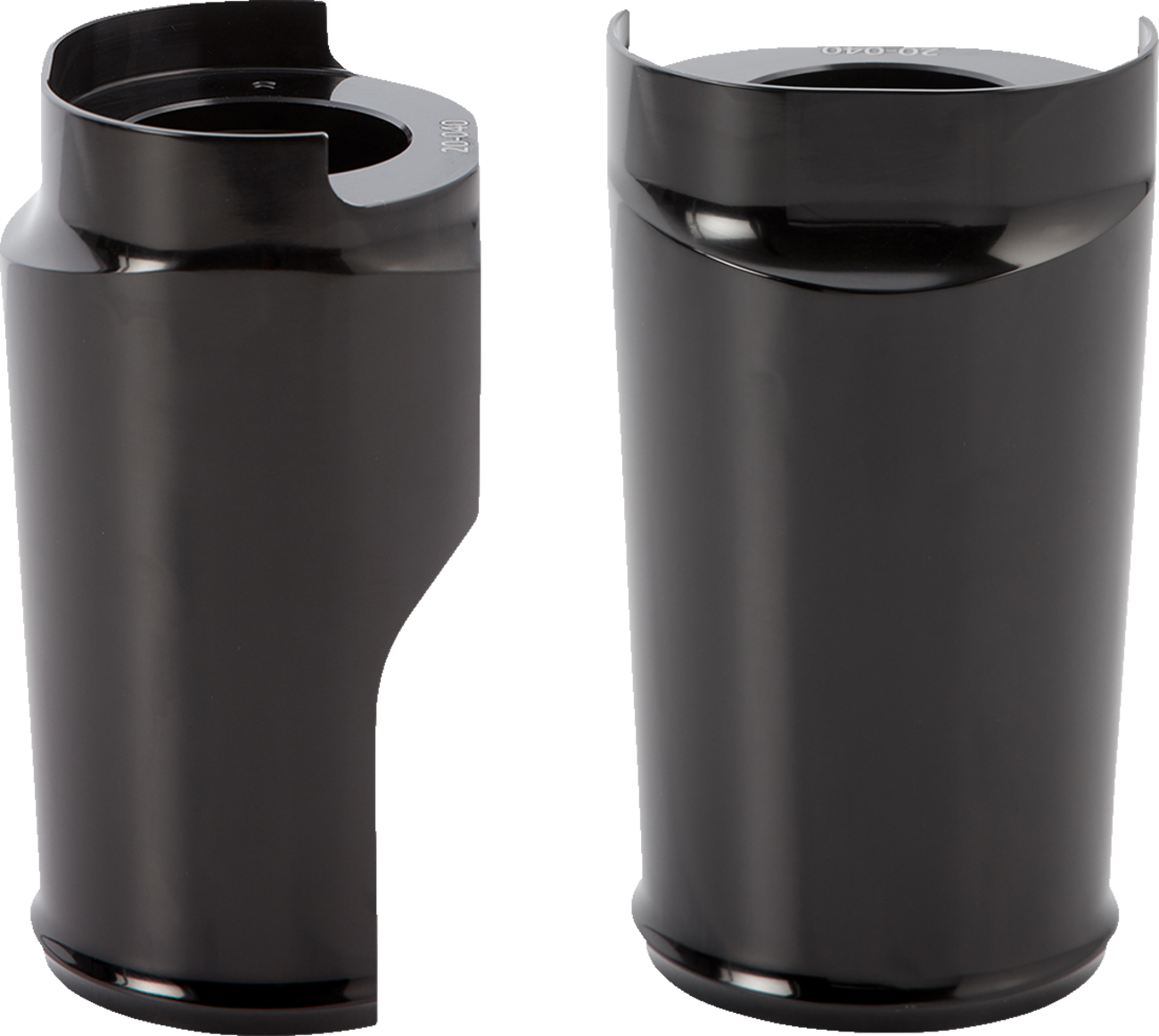 Arlen NESS Fat Tire Fork Boot Cover - Black Anodized - Smooth