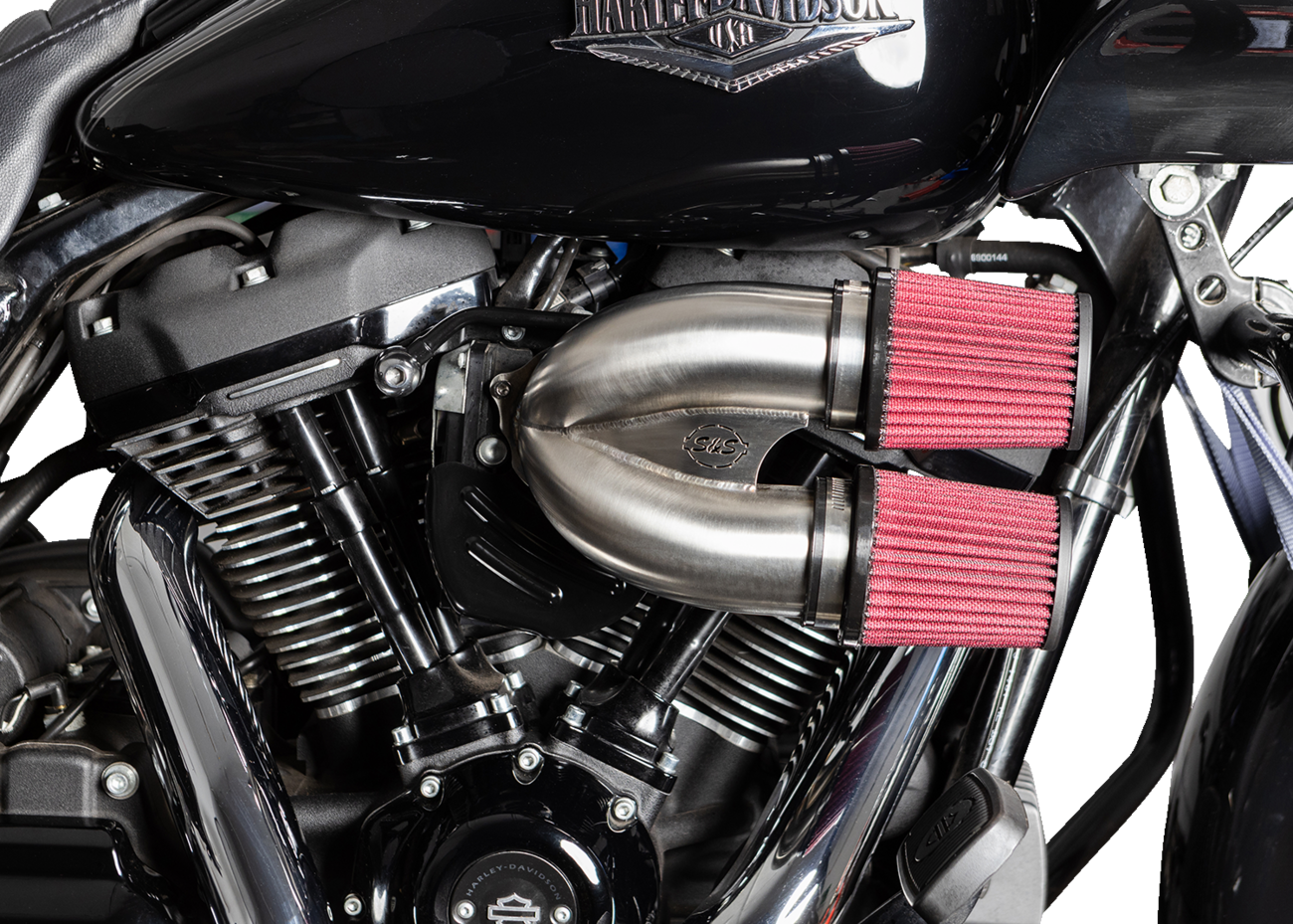 S&S Cycle Tuned Induction Air Cleaner Kit - Stainless Steel