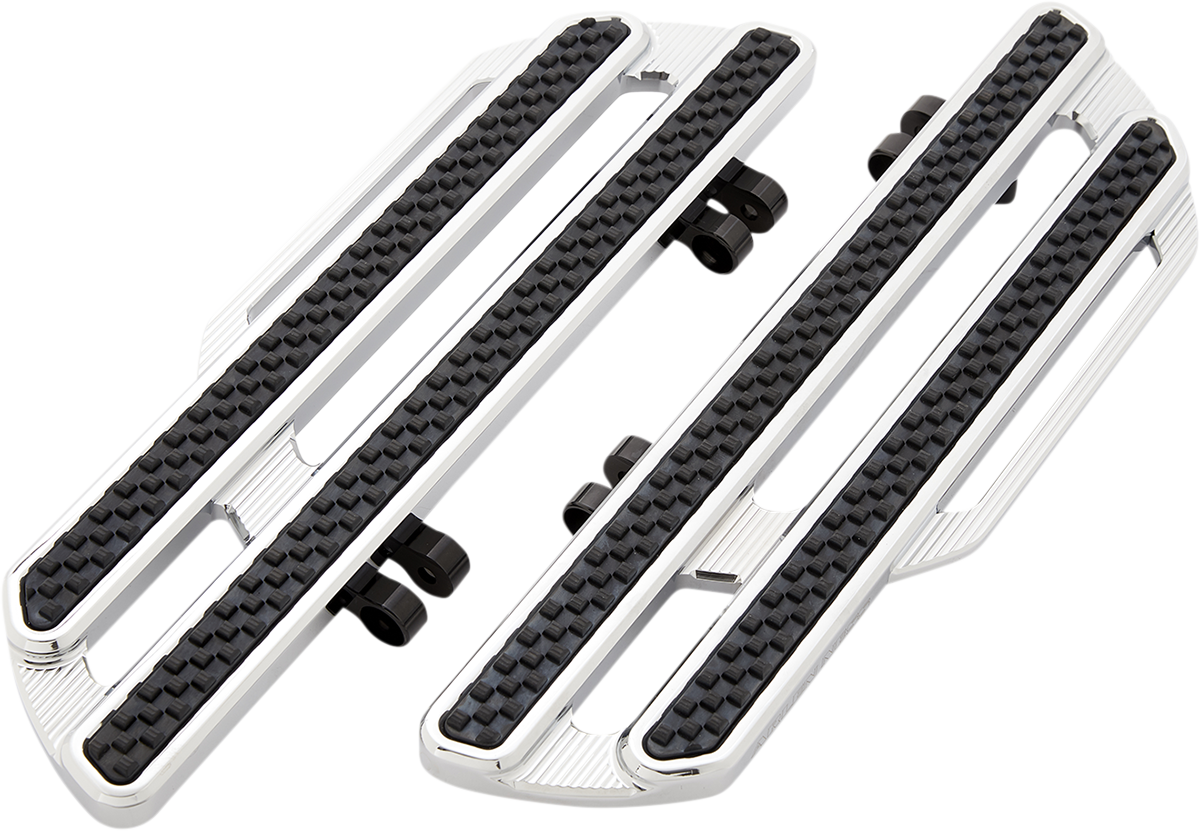 Arlen NESS Method Driver Floorboards - Extended - Chrome