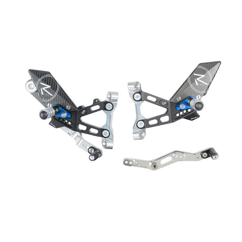 LighTech R Series Blue Adjustable Rear Sets For BMW S1000RR M1000RR K67