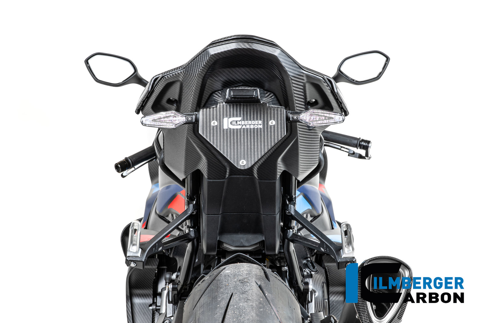 Ilmberger Carbon Rear Lower Seat Under Tray BMW M1000RR 2023-2026 - Matte / Twill