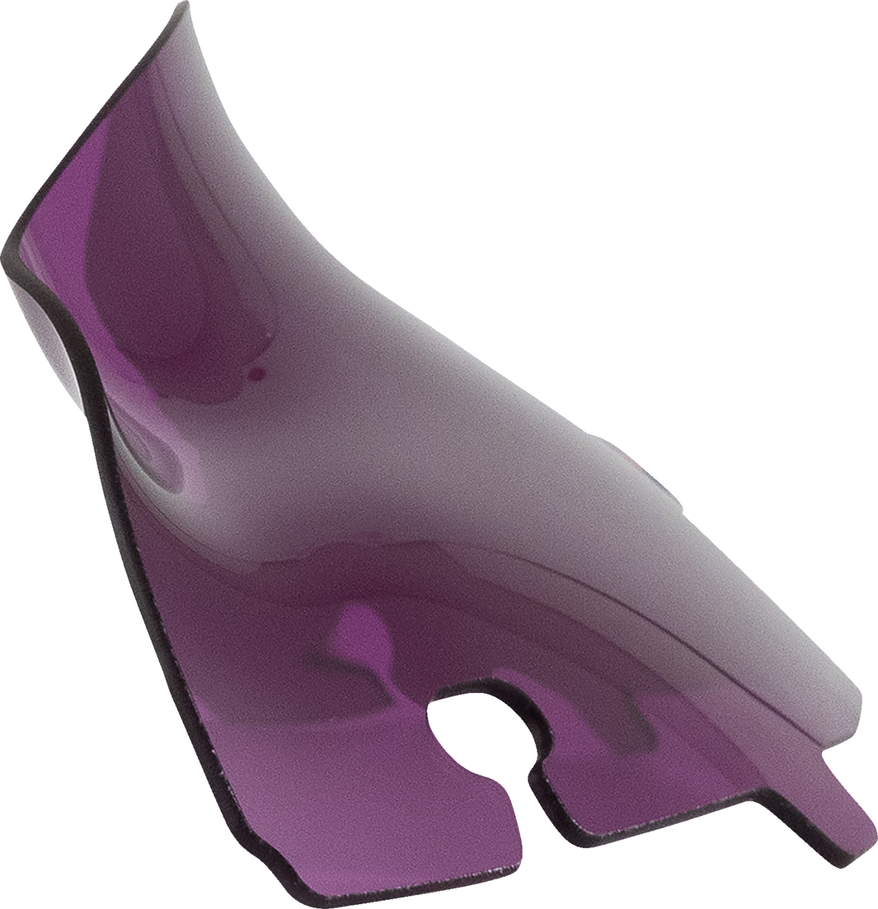 Klock Werks Kolor Flare® Windshield - 4" - Purple - '14-'25 FLH/FLHT/FLHX