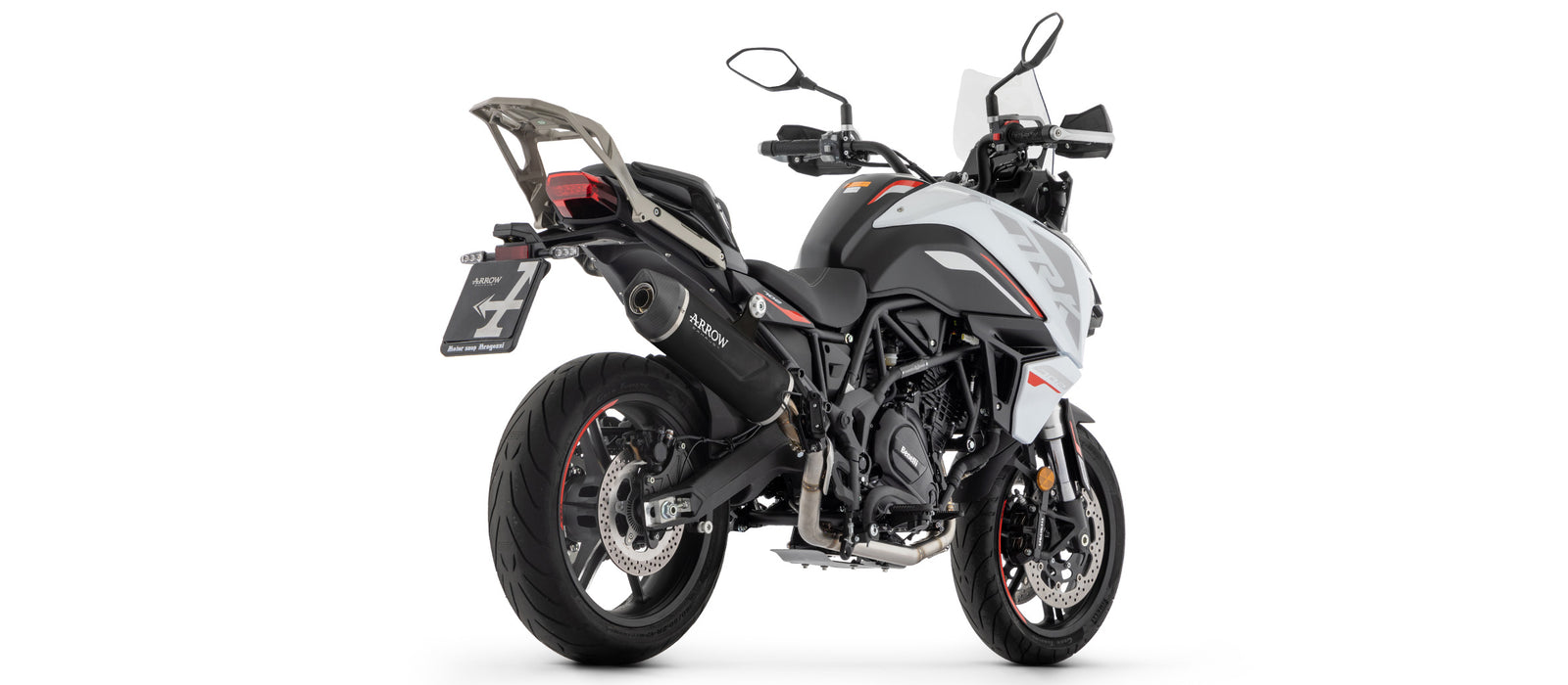Full System With Indy Race Evo Aluminium Dark" Slip On"