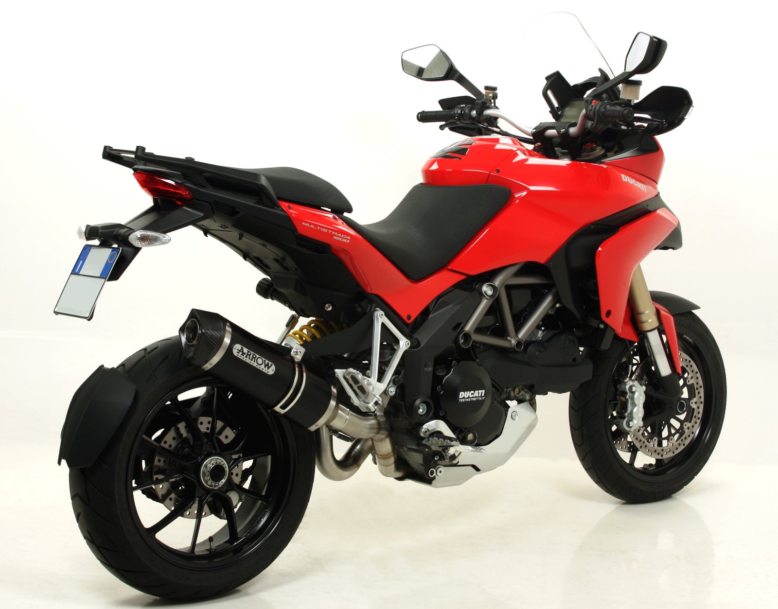 Race-Tech Aluminium Dark" Slip On With Carbon End Cap"