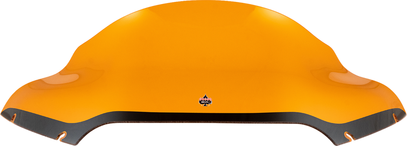 Klock Werks Kolor Flare® Windshield - 9" - Orange - '15-'25 FLTR