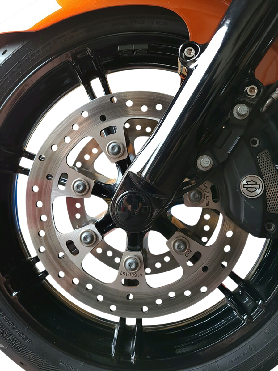 Klock Werks Axle Kit - Flush Mount - Front - Black W/Black End Caps