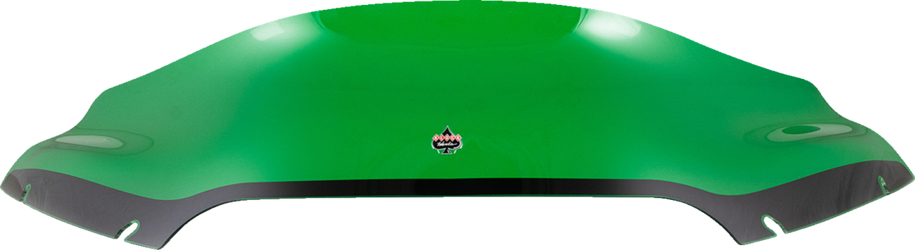 Klock Werks Kolor Flare® Windshield - 6" - Green - '15-'25 FLTR