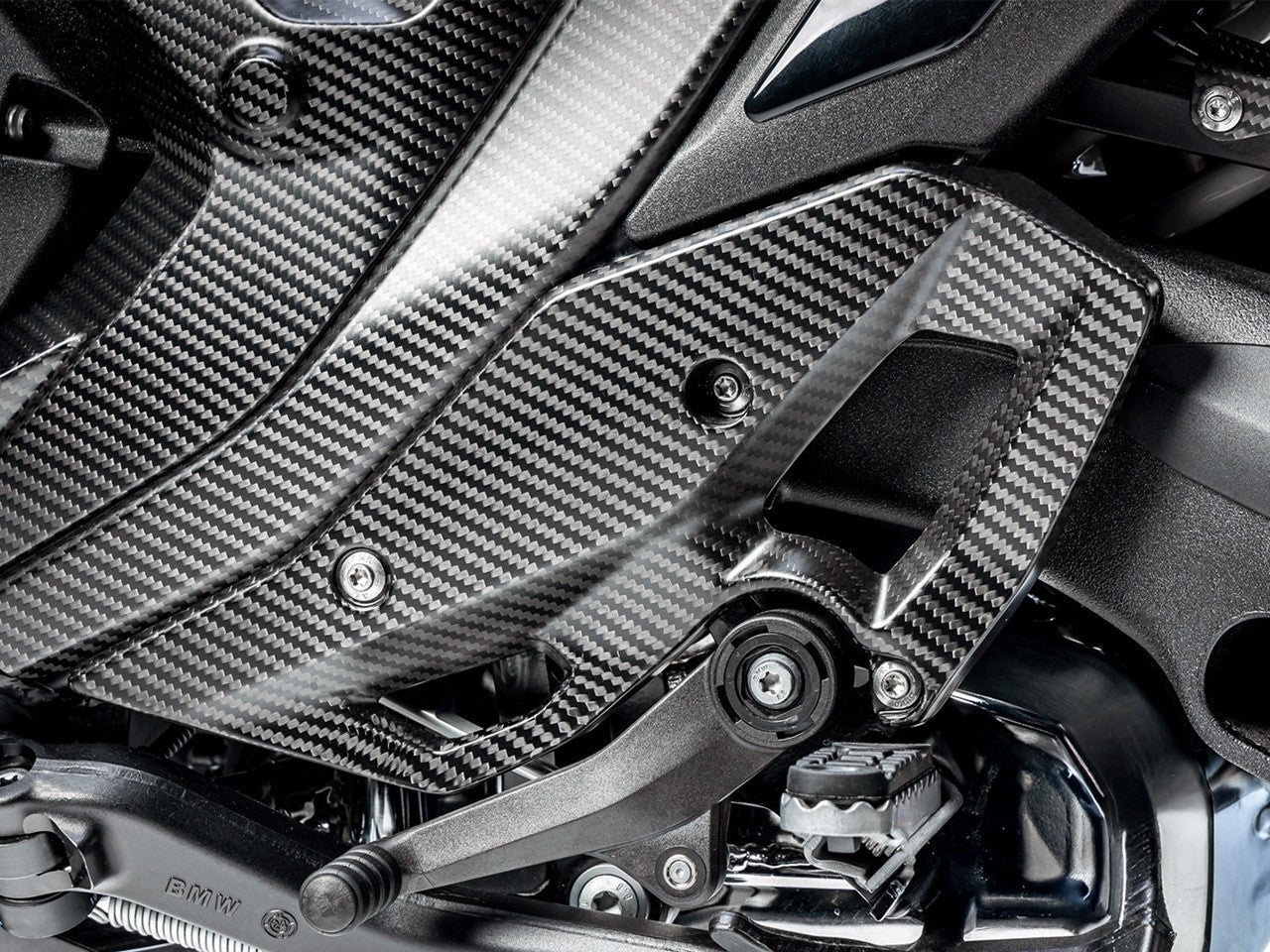 Ducabike DBK CRB181L BMW R1300GS Glossy Carbon Heel Guards