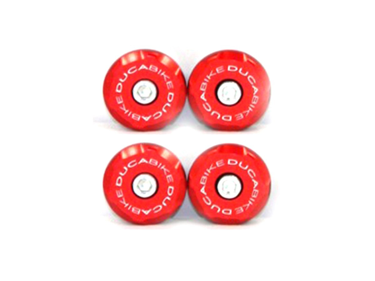 Ducabike DBK TTMSR01 Kit Frame Plugs - RED