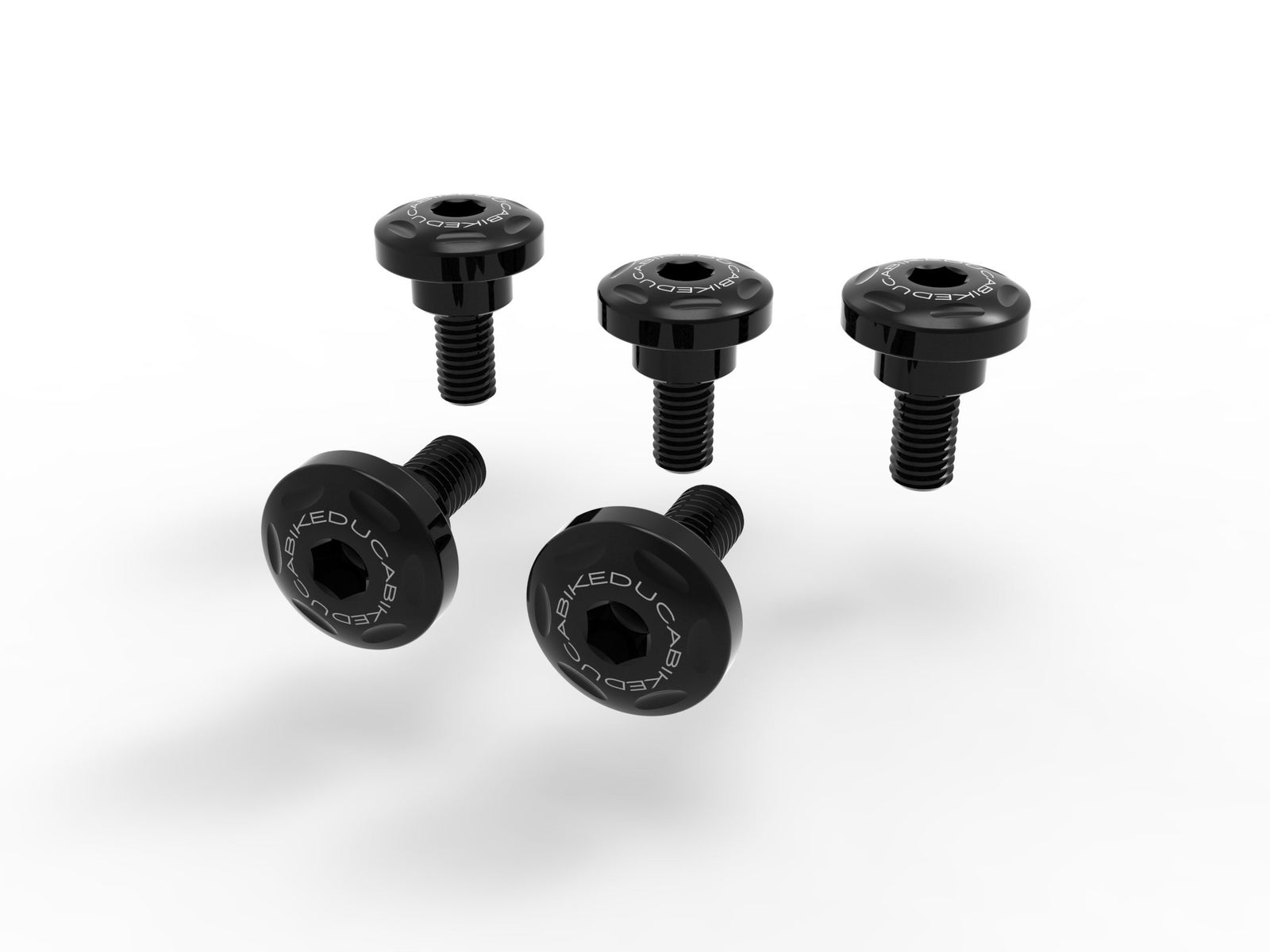 Ducabike DBK KVT11 M937 Side Cover Screws Kit - BLACK