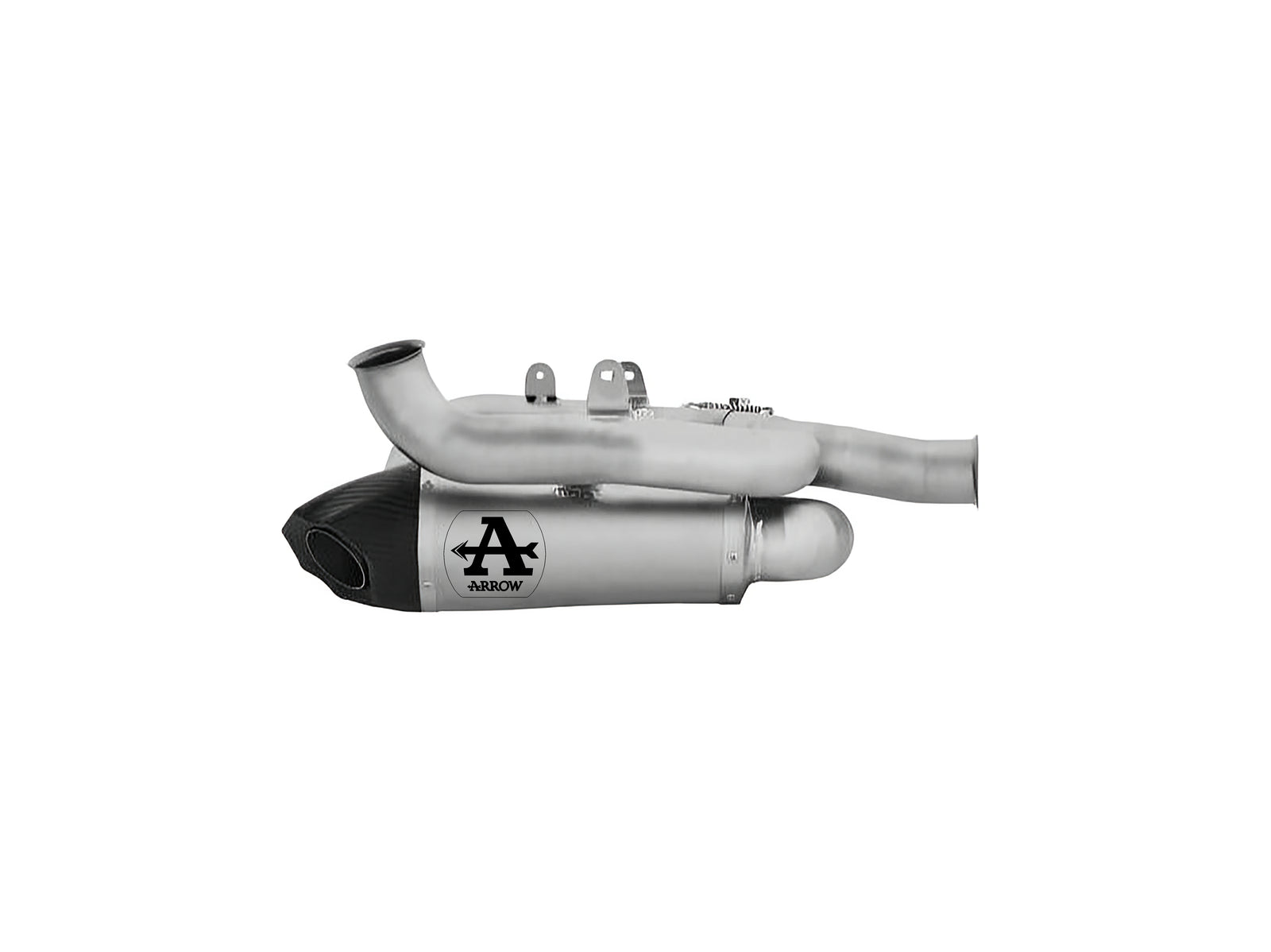 Arrow 71163PK Titanium Works Slip On With Titanium Link Pipes