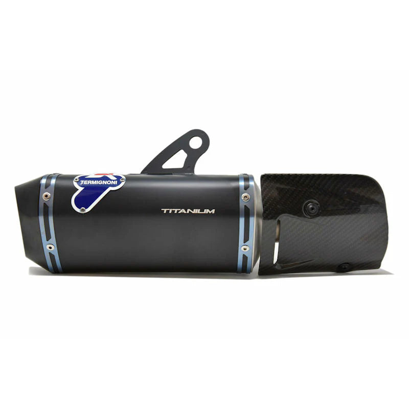 Termignoni Racing Black Slip On Exhaust Kit For Panigale V4 V4S V4R