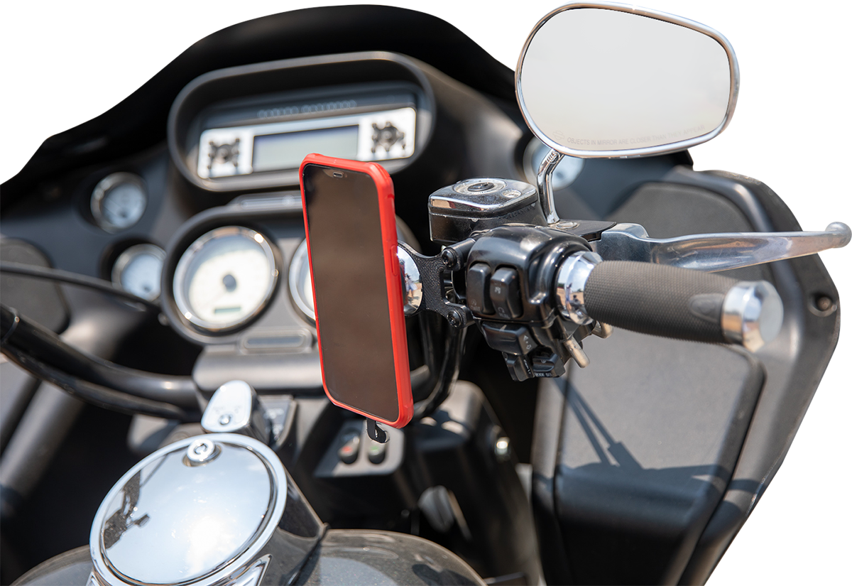 Klock Werks iOmounts™ Device Mount - Handlebar Mount - Chrome