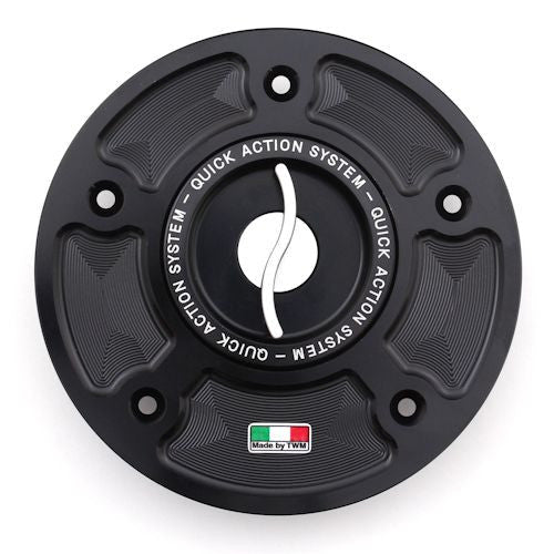 TWM Quick Action CNC Aluminum Gas Cap For Honda - THPR.02 - Silver