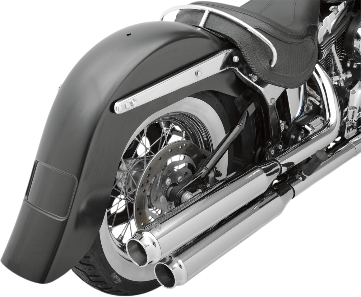 Klock Werks 4" Stretched Rear Fender - Frenched - HD Softail '99-'17