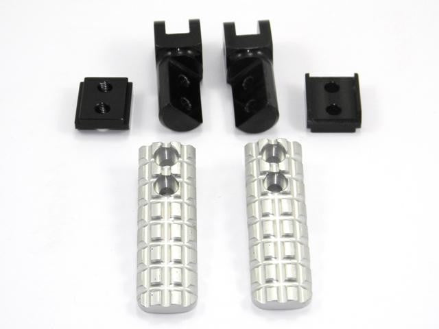 Ducabike DBK PPDVP06 Adjustable Passengers Pegs - SILVER