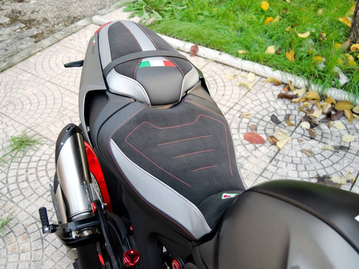 Ducabike DBK Csm9c01 M937 Comfort Seat Cover - BLACK-GREY