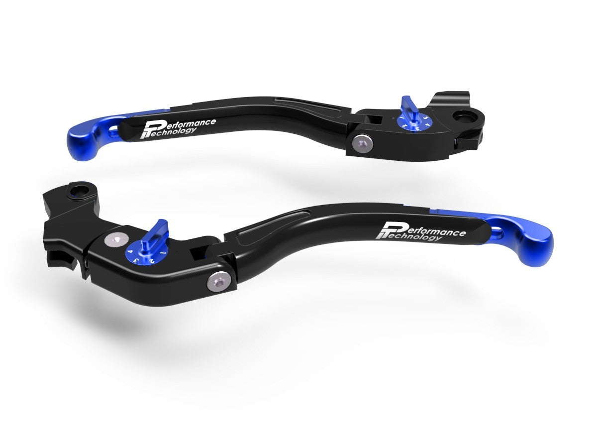 Ducabike DBK LEA04 Brake / Clutch Adjustable Levers Eco GP 2 - BLACK-BLUE