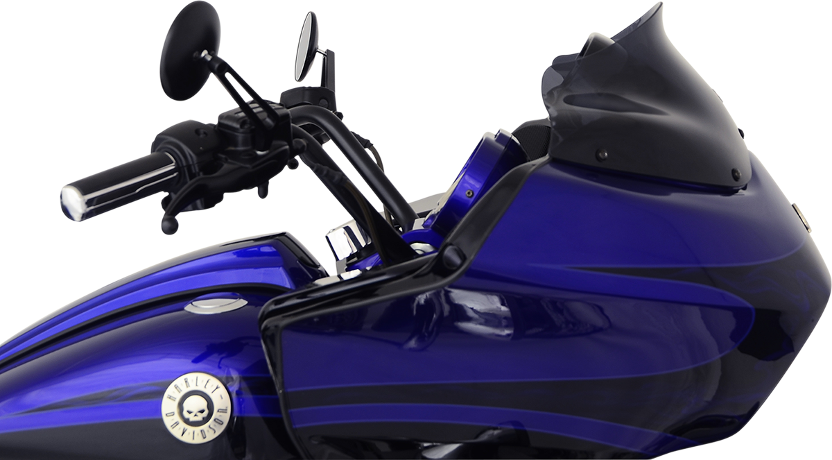 Klock Werks Sport Flare® Windshield - 8" - Smoke - '98-'13 FLTR