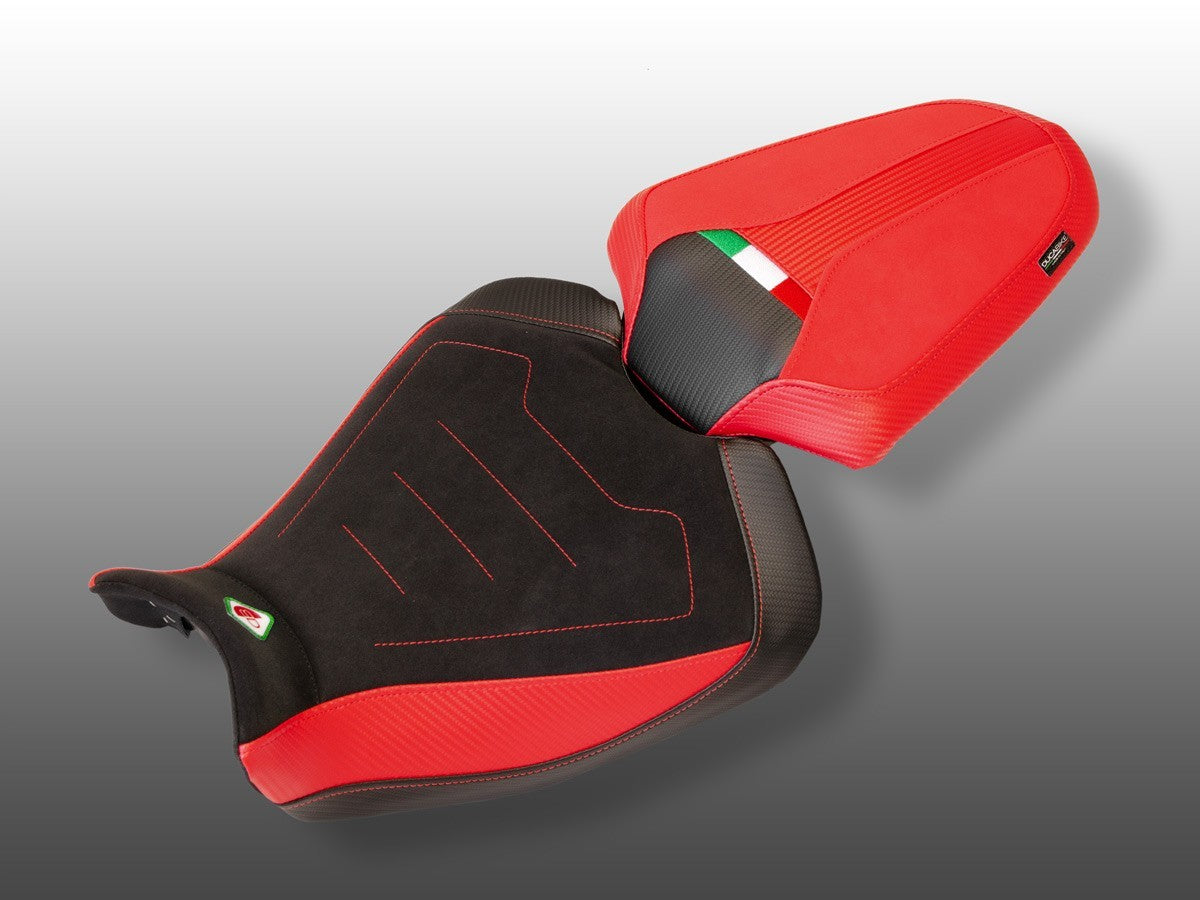Ducabike DBK Csm9c01 M937 Comfort Seat Cover - BLACK-RED