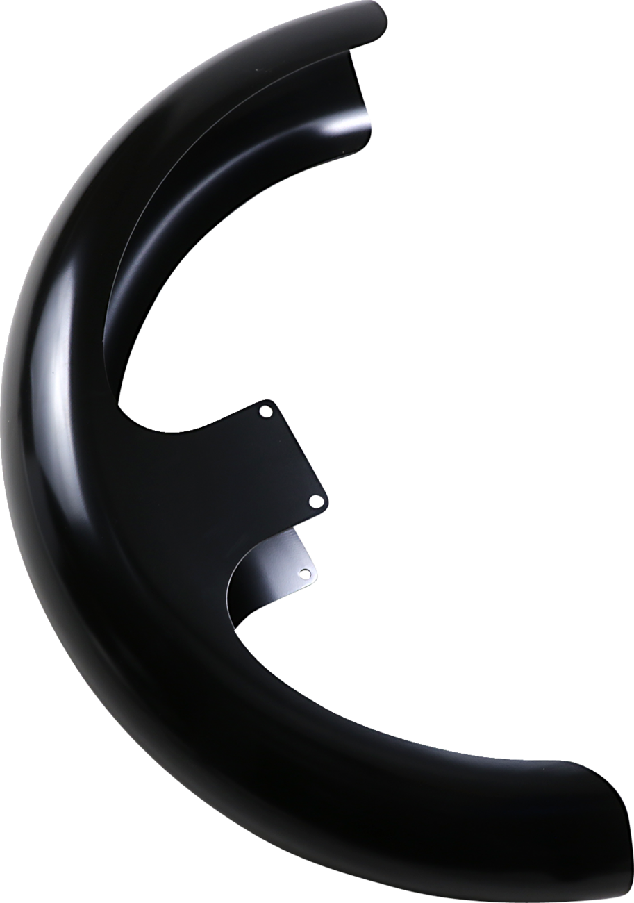 Klock Werks Wrapper Front Fender - Black - 21" - HD Touring/Trike