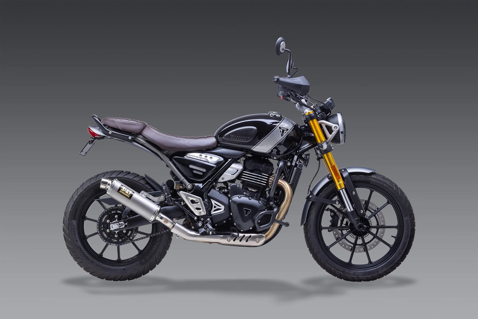 Yoshimura SPEED/SCRAMBLER 400 2024-25 GP-MAGNUM Stainless Slip-On, W/ Stainless Muffler