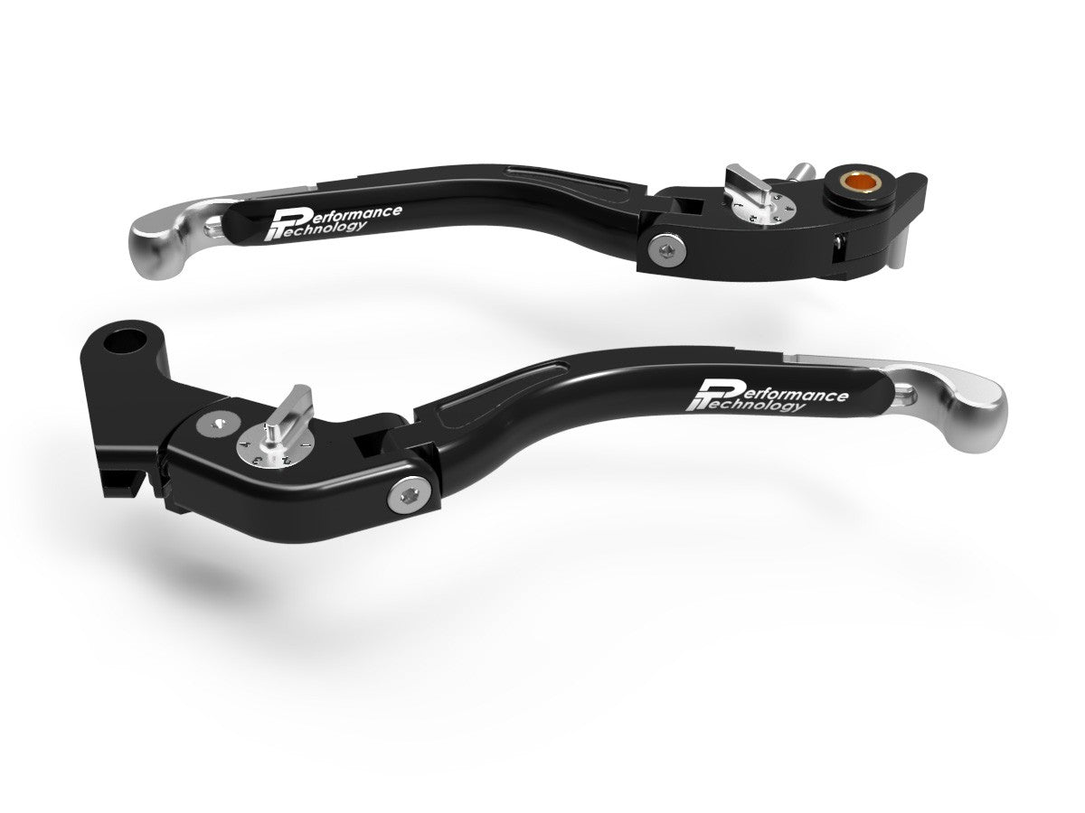Ducabike DBK LEA06 Brake / Clutch Adjustable Levers Eco GP 2 - BLACK-SILVER