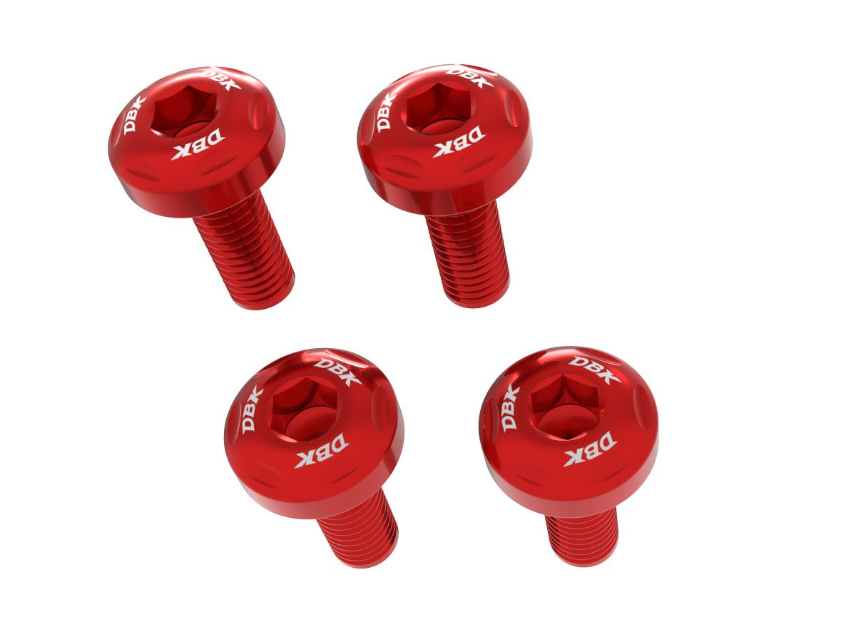 Ducabike DBK KVT94 BMW R1300GS Adventure Trim Frame Triangle Screws Kit - RED