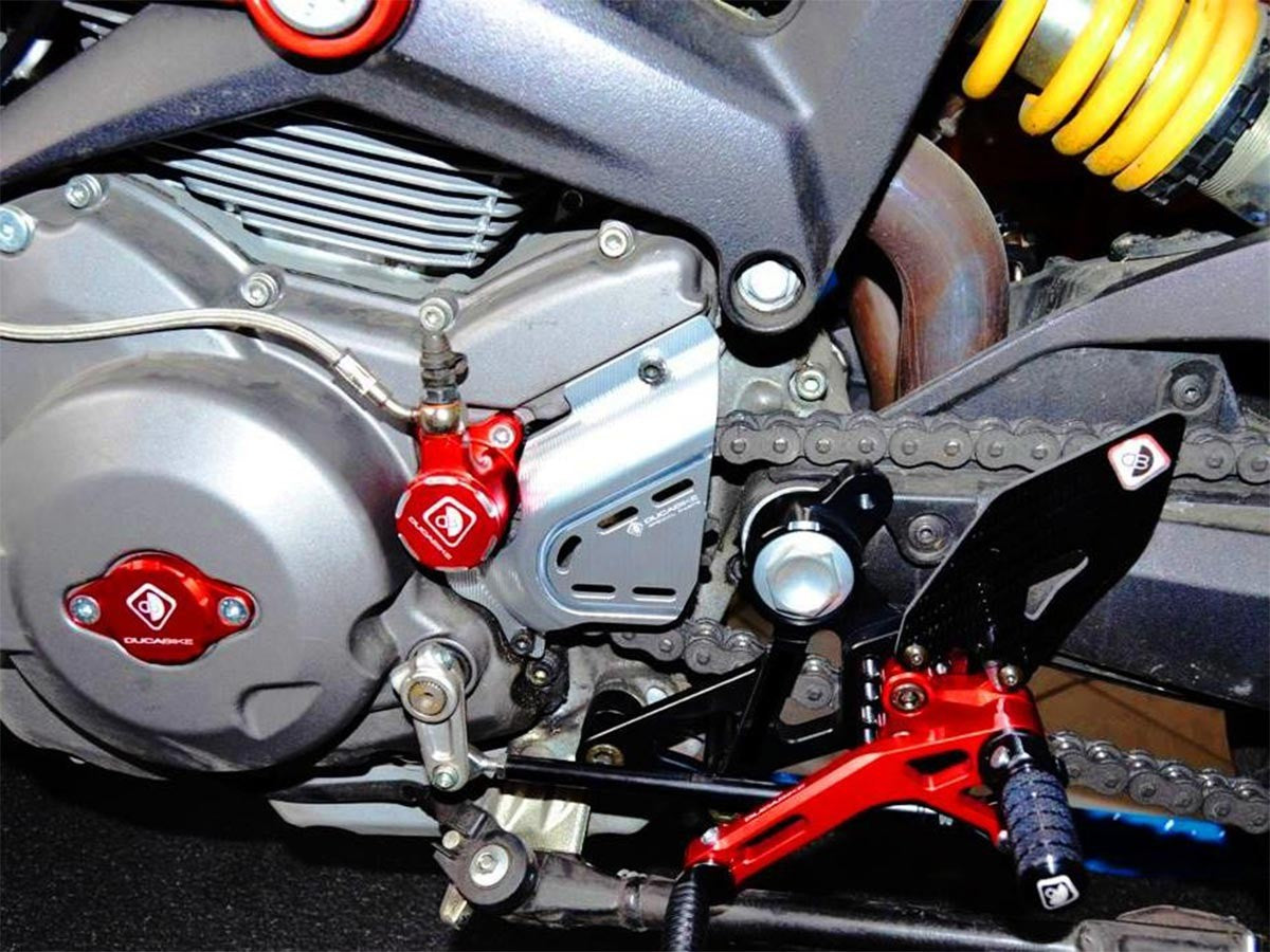 Ducabike DBK CP03 Sprocket Cover - SILVER