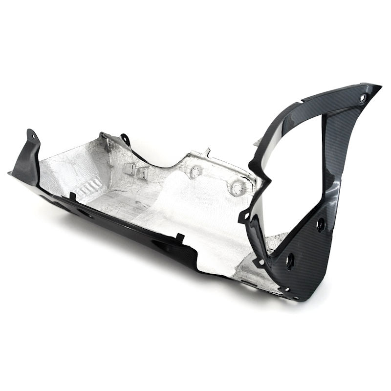 Fullsix Carbon Fiber Racing Belly Pan For Yamaha R1 2020-2025