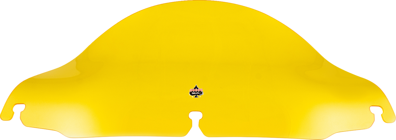 Klock Werks Kolor Flare® Windshield - 6-1/2" - Yellow - '96-'13 FLHT/FLHX