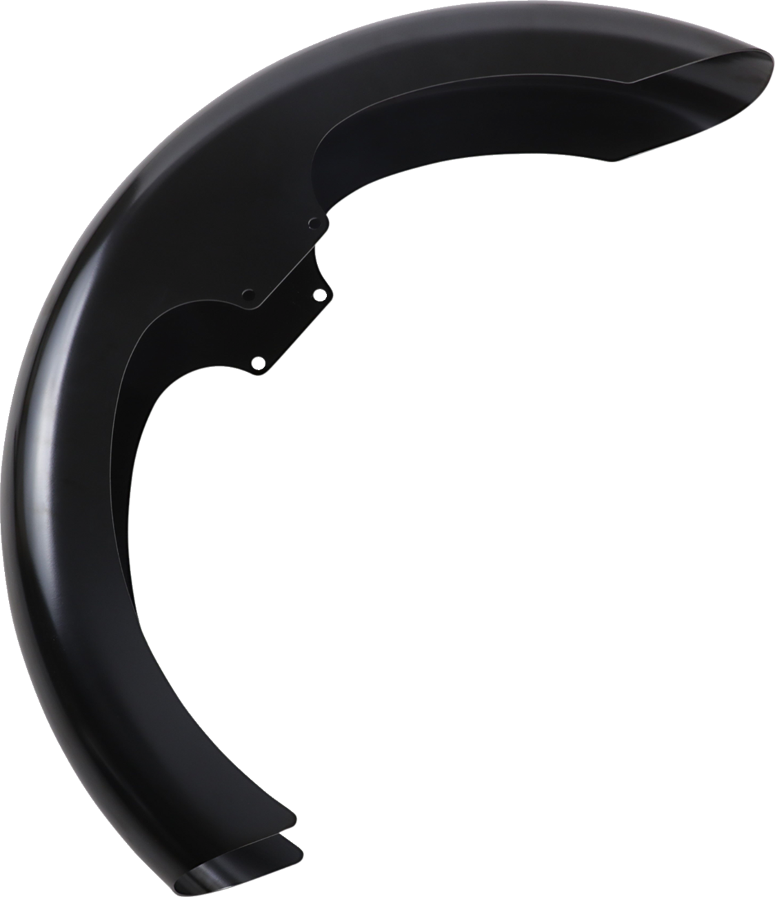 Klock Werks Slicer Front Fender - Black - 19" - HD Dyna/FXR/Sportster