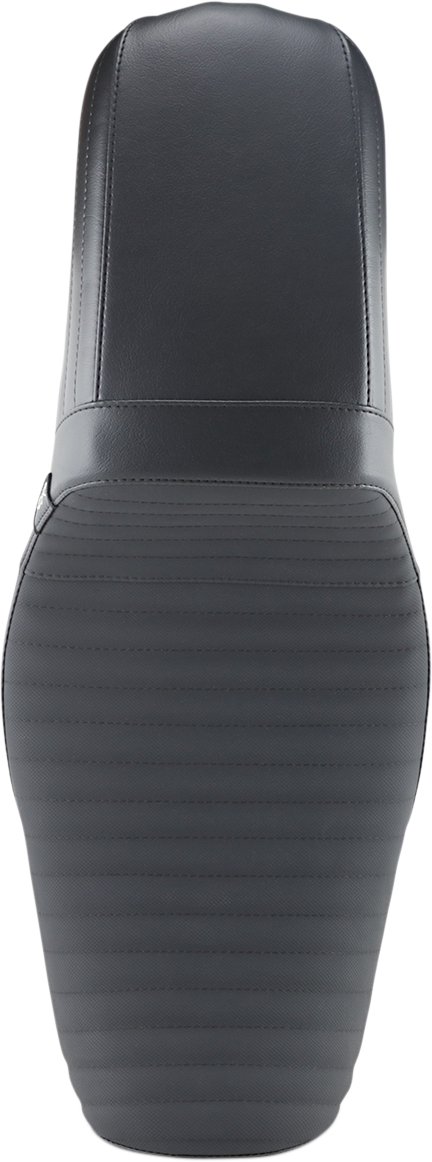 Le Pera Kickflip Daddy Long Legs Seat - Pleated W/ Gripp Tape - Black - FX '06-'17