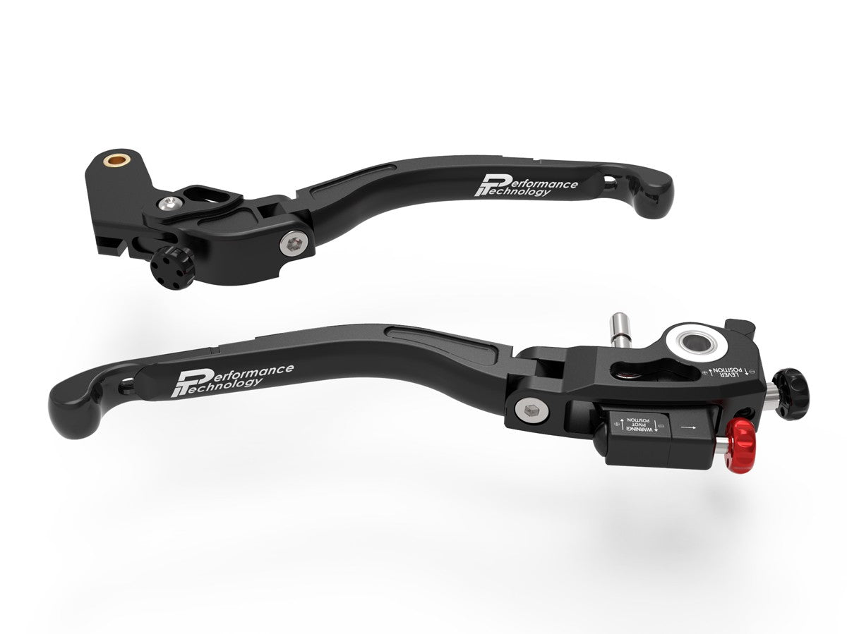 Ducabike DBK L27 Ultimate Aprilia Brake + Clutch Levers Double Adjustment - BLACK-BLACK